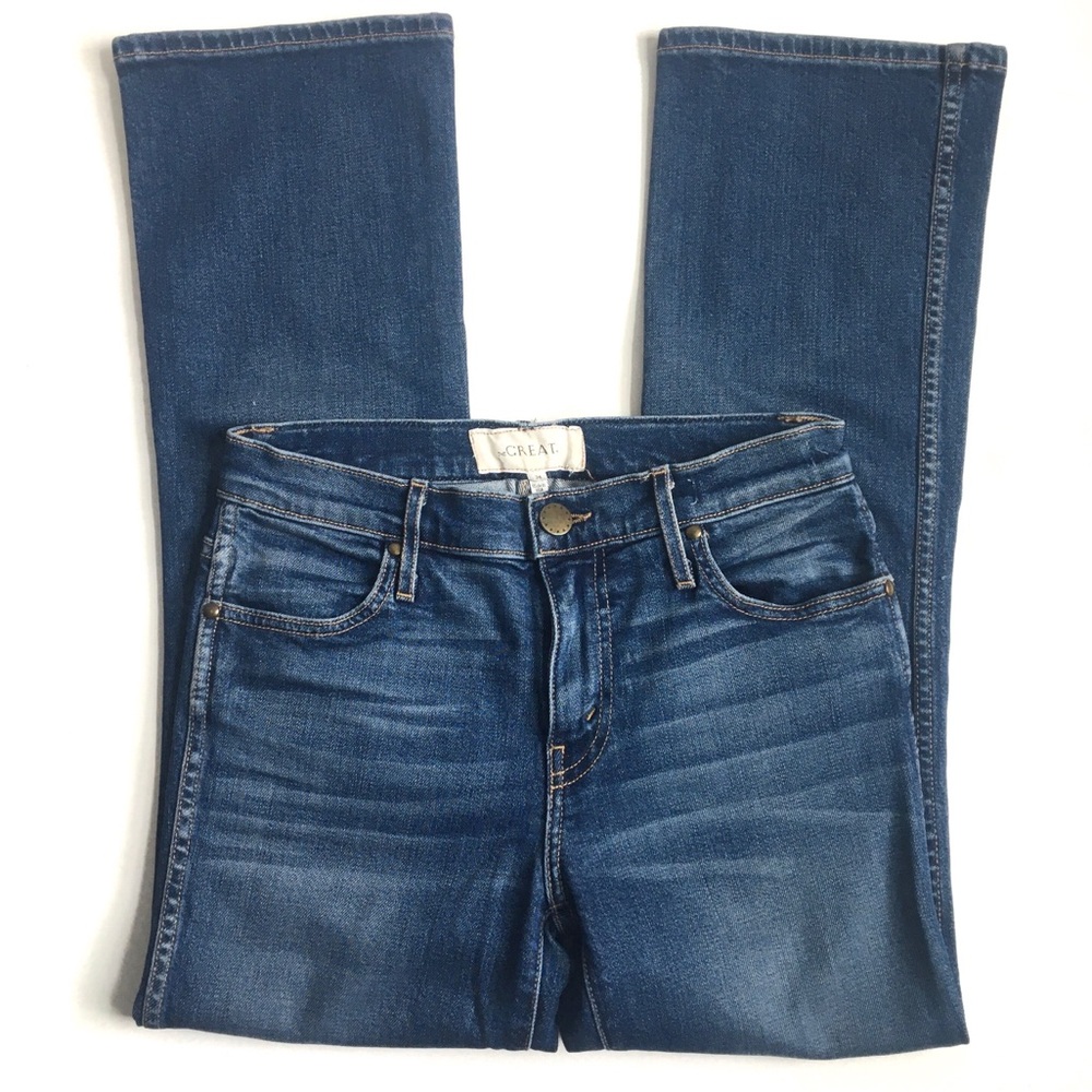 The Great The Nerd Bootcut Ankle Cropped Jeans Size 26